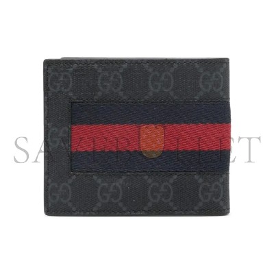 GUCCI GG SUPREME BILLFOLD WALLET 408827 (21*9cm)